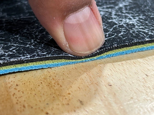 3/16” (4.76 mm) Insole Sheet - Pure Silver AG 2.0 + 1/16" FoamFuzion + 1/16" VeloShox + 1/16" BounceBlu